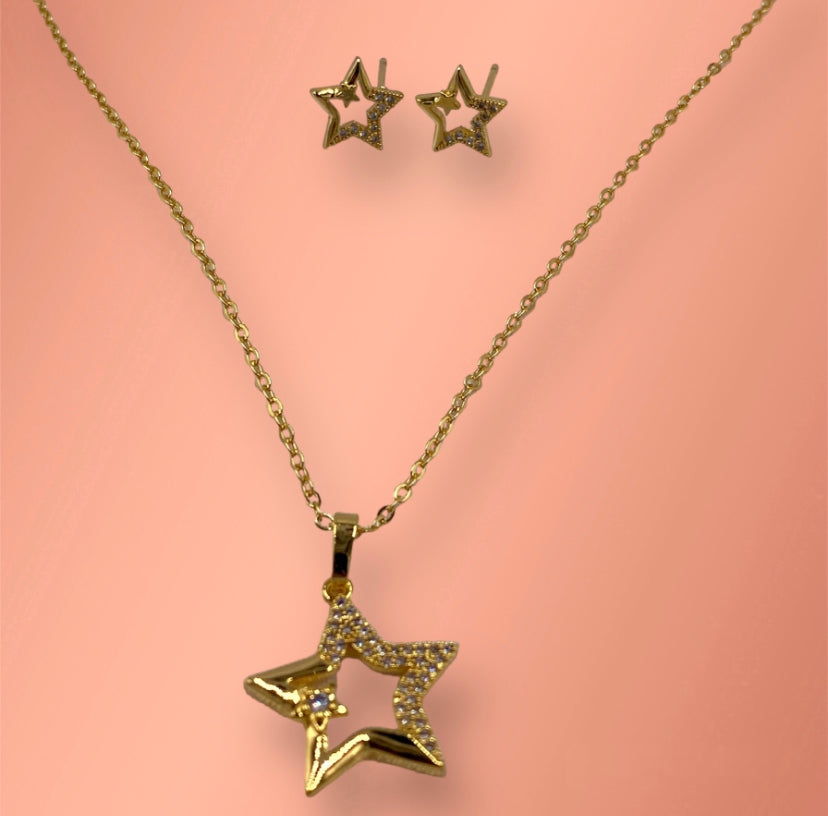 Star Laminated Gold Set