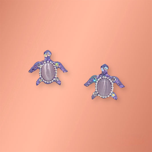 Turtle Silver 925 Earrings