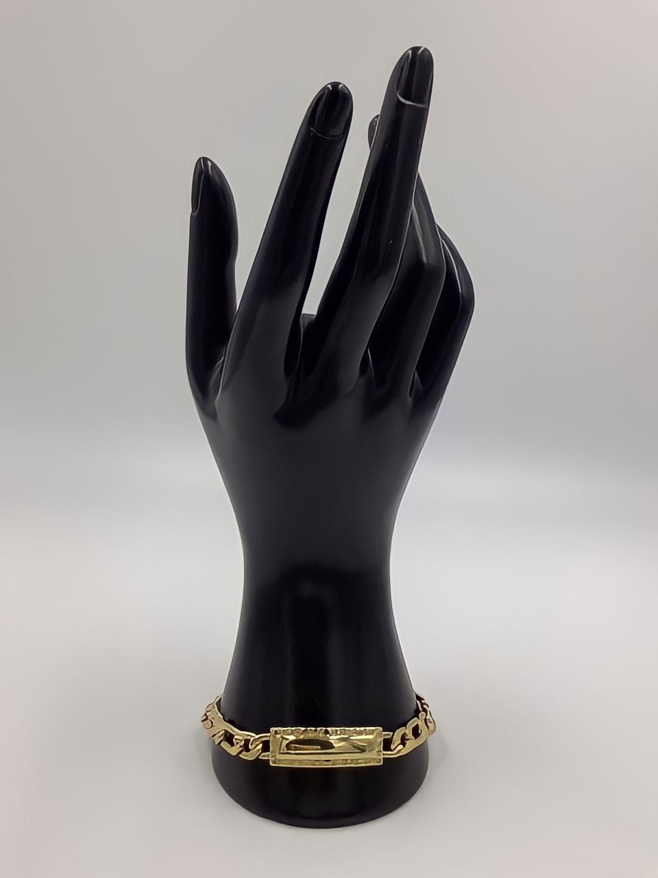 Laminated Gold Id Bracelet